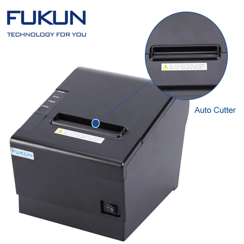 

Thermal Receipt Printer Driver with USB Port, Black