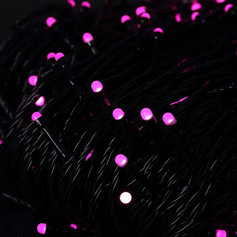 copper cluster string lights