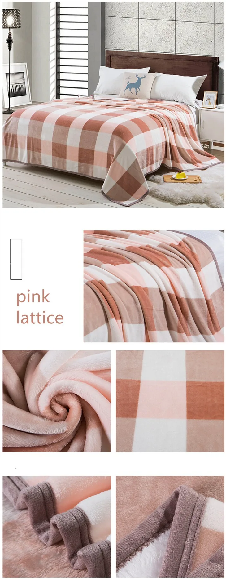 Super Soft Fleece Blankets For Double Bed High Quality Winter Blanket