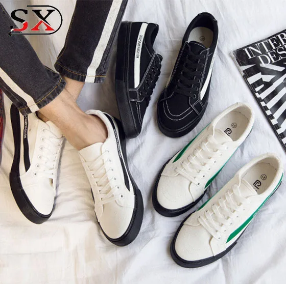 Zapatos Informales De Lona A La Moda Para Blanco,2018 - Zapatos Casuales De Calidad,Zapatos Casuales Para Hombres,Zapatos Casuales Para Hombres En Blanco Product on Alibaba.com