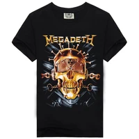 

New Hot Men Summer 3D Printing T shirt Street Fashion models love fashion skull soul chariot Rock t shirt