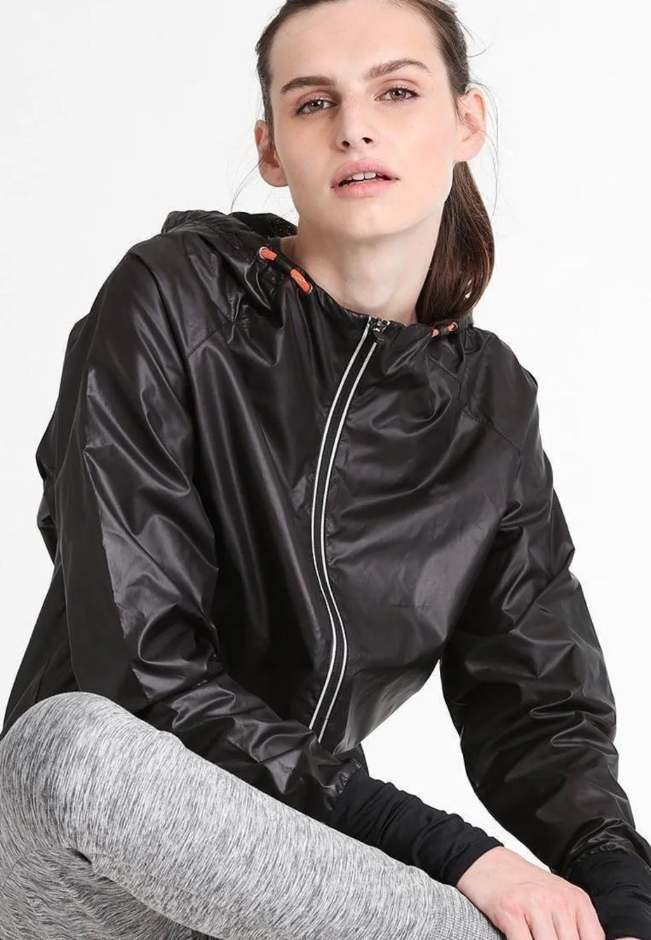 Blank Black Fleece Gym Jacket Sports Workout Jacket For Women - Buy Gym ...