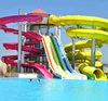 Best Quality Indoor&Outdoor 4 Lanes Fiberglass Water Slide ,Straight Water Park Equipment