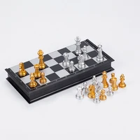 

Cheap Travel Magnetic Chess Chess game chess set with folding board for sale