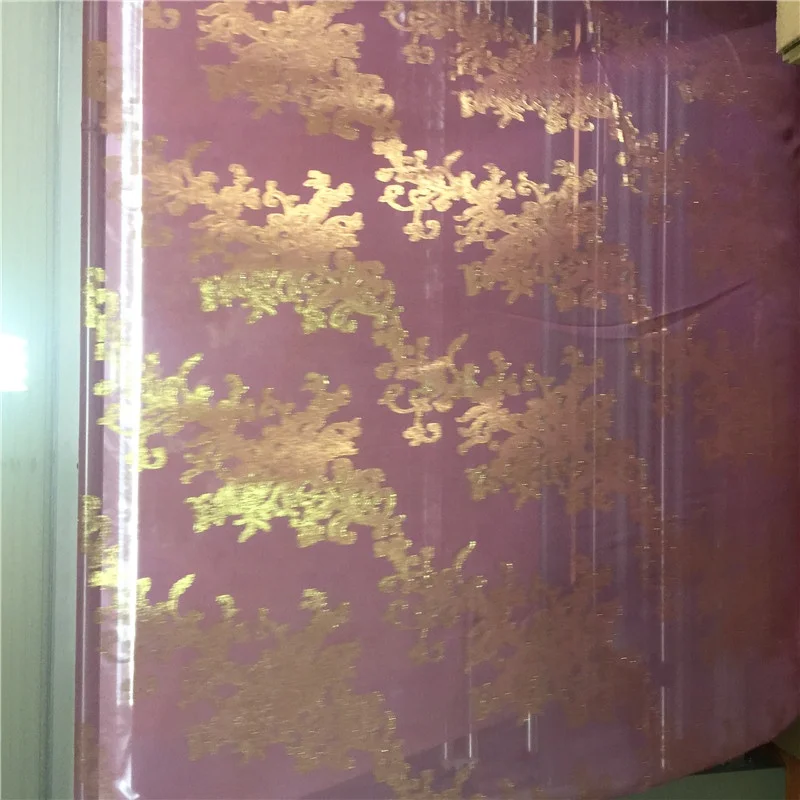 
Silk Lurex blended uragiri metallic chiffon dyed fabric  (60828365908)