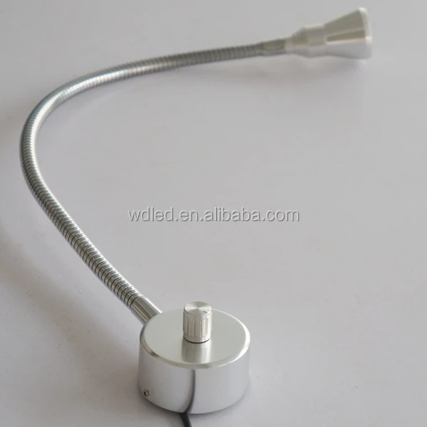 3 w 220 v dimbare flexibele led bed hoofd leeslamp LED spot lightled