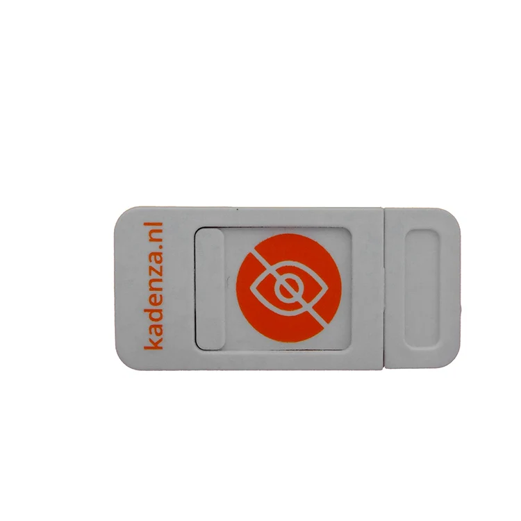 

Promotional Gifts Logo Printed ABS Security Webcam Cover, Black or white or customizable