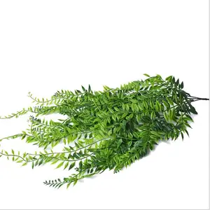 Image of High quality cheap artificial hanging grass for hanging green plant wall decoration