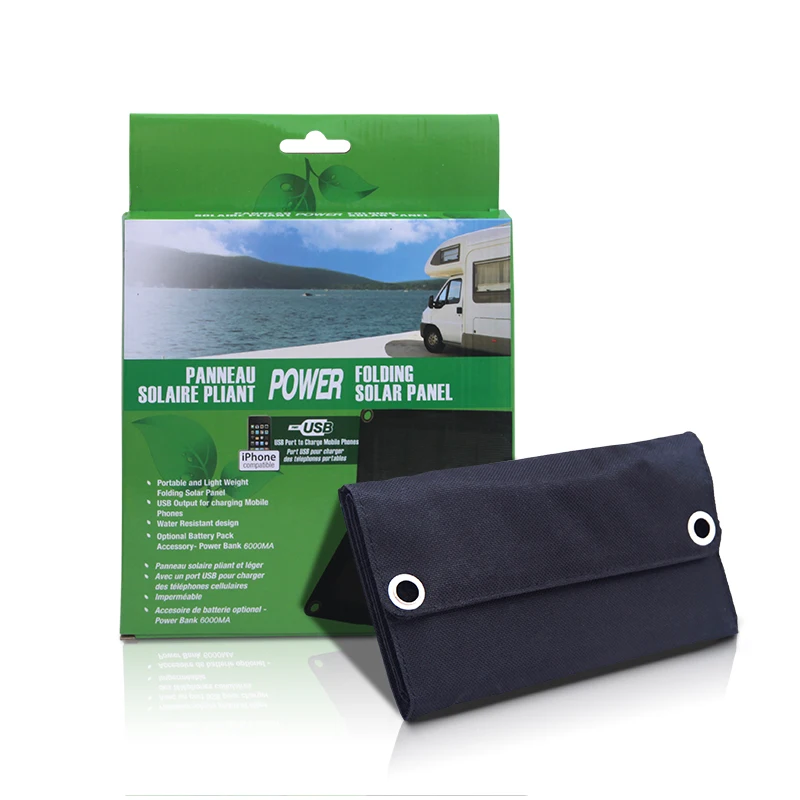 Home and Travel Goods Solar Panel Charger Can be hanged on backpack