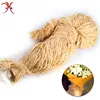 wholesale High quality 1KG dried grass roll natural raffia for decoration