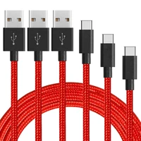 

Amazon Top Seller High quality Braided usb type c cable, type c to usb A charger cord cable