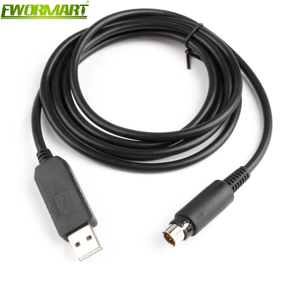 

FTDI USB RS232 to mini DIN 8P male Programming CAT cable for Yaesu FT-857 FT-857D FT-897D CT-62 Kenwood PG-5G PG-5H NEC plasma