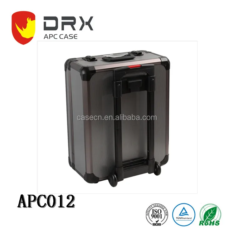
IP67 ROHS approved Aluminum carry on plastic flight case with wheels 