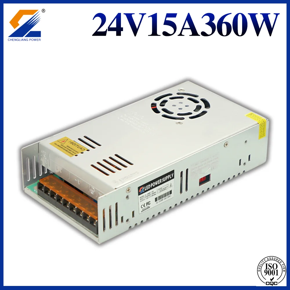 Led Driver 110v 220v Ac To Dc 24v 15a 360w Led Switching Power Supply For Led Light And 3d 1654