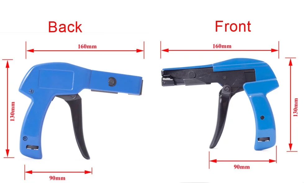 Portable Cable Tie Gun Fasten Tool Hs600a Self Locking Wire Zip Ties