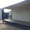 Custom Production Logo 20ft HC High Cube Open Side Door Shipping Container
