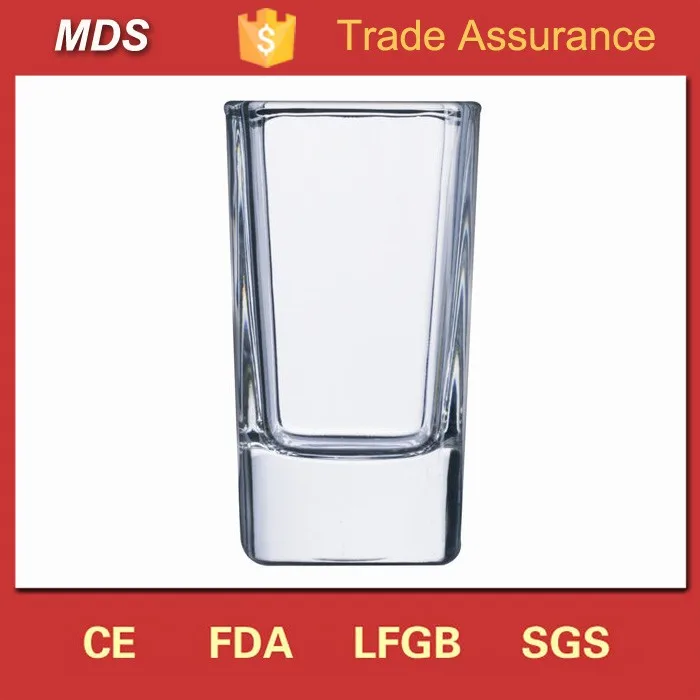 Wedding favors blank square shot glass wholesale for sale