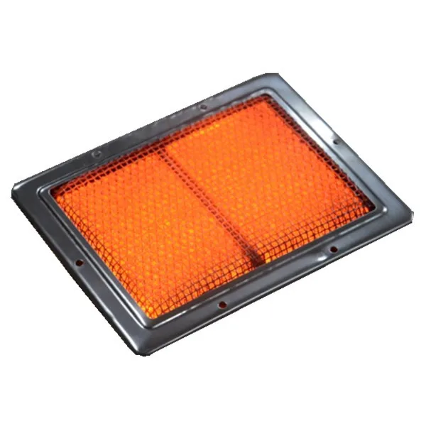 

Popular BBQ Ceramic Tile Infrared Gas Burner for kabob, Silver