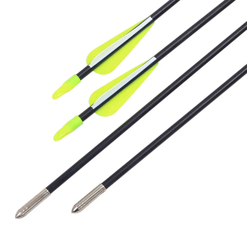Archery Od 7mm Fiberglass Arrow Shafts Crossbow Recurve Compound Bow Hunting Arrow Shafts On