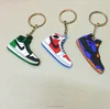 sneaker soft pvc rubber embossed keychain for EU Market,Novelty Souvenir New Sport Running Sneaker 3D PVC Keychain for Air Jorda