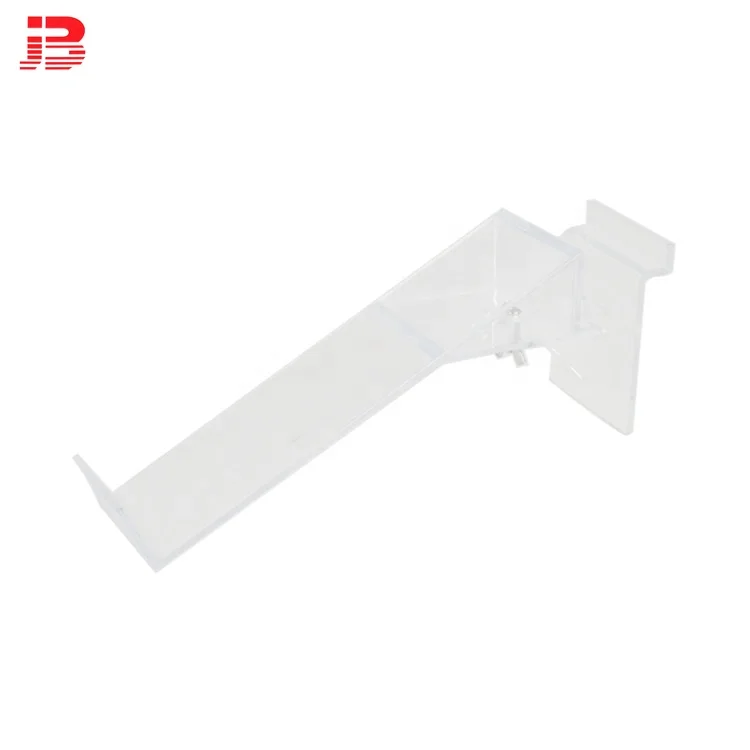 Storefixture clear and transparent plastic shoes display for high-heeled shoes supplier