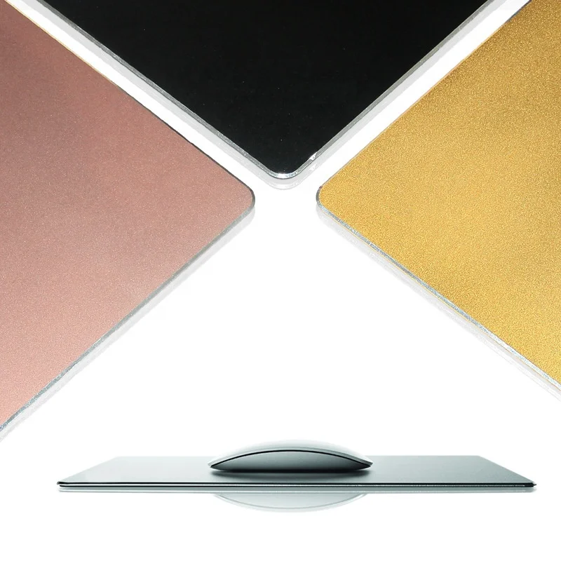 

Hot selling best product alloy metal aluminium mouse pad for office