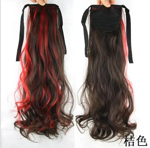
Hotly hair extension curly hair for braiding synthetic hair wigs ponytail synthetic ponytails wholesale price factory 