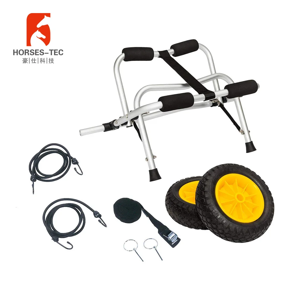 Inflatable Kayak Dolly Boat Canoe Trolley Tote Cart Transport Carrier