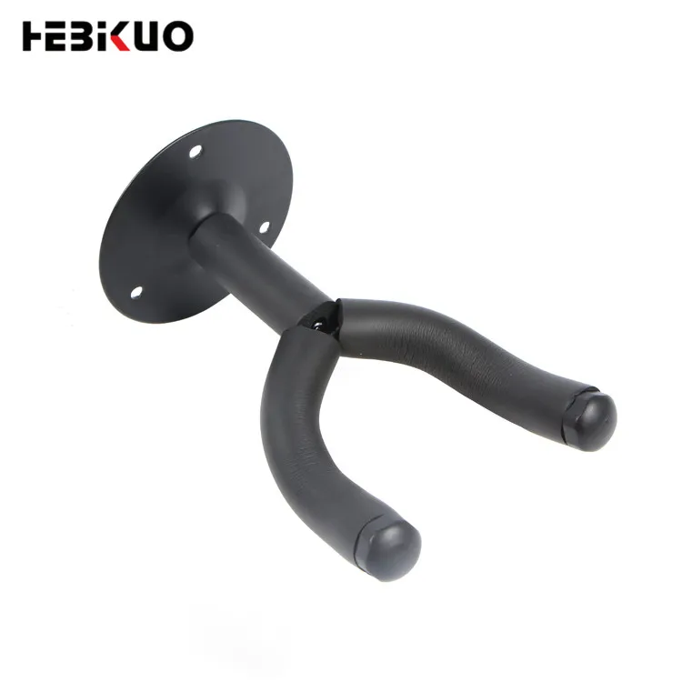 

J-10D Hebikuo Wholesale High Quality cheap guitar wall hangers guitar hook, Black