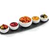 Decorative Erasable Write Cheese Slate Serving Indian Restaurant Tableware