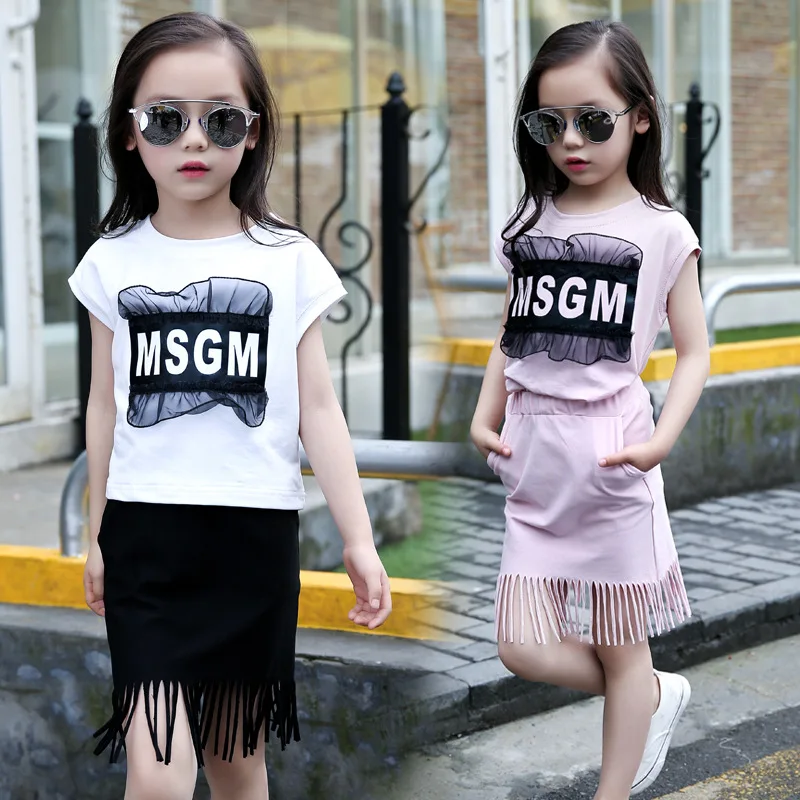 

Wholesale Product Small Skirt And Girls Cotton Tops Design Children Outfits, As picture