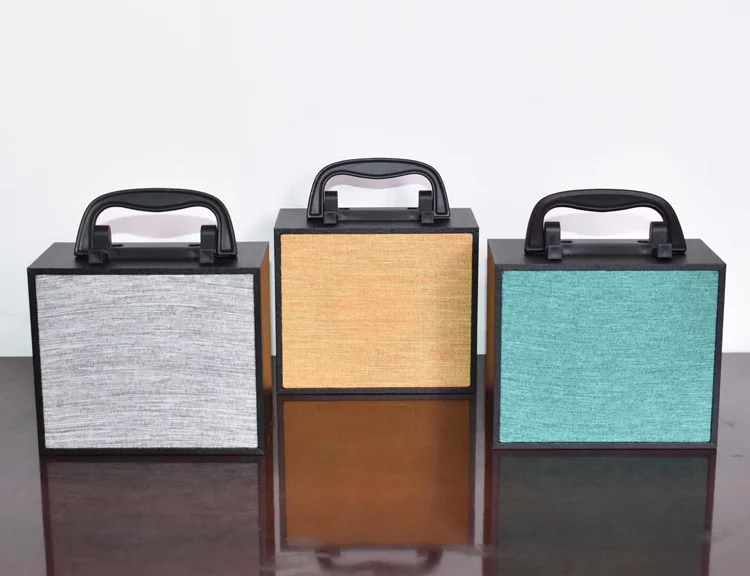 Outdoor Mini Portable Wood Radio Custom Design Portable Active bluetooth wireless music speaker - ANKUX.COM