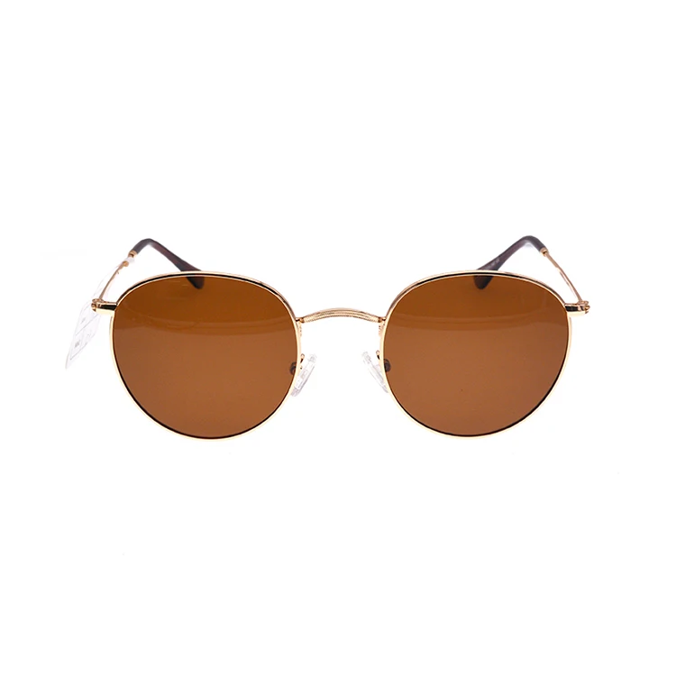 

New Design Stainless steel Wholesale High Quality Custom Logo Vintage Metal Sunglasses Unisex 2019