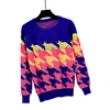 Fashion New Arrival Warm Ladies Fancy Colors Pullover Tops
