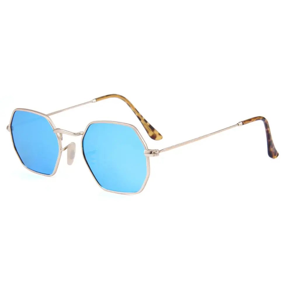 

Stylish irregular circle frame italian design ce outdoor metal sunglasses, Custom colors