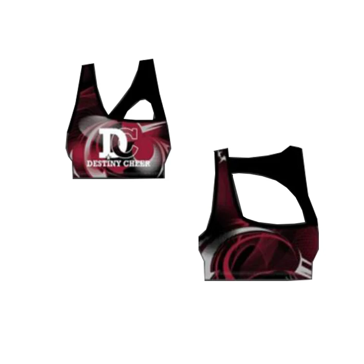 

High Quality OEM girl's Metallic Competition cheerleading uniforms