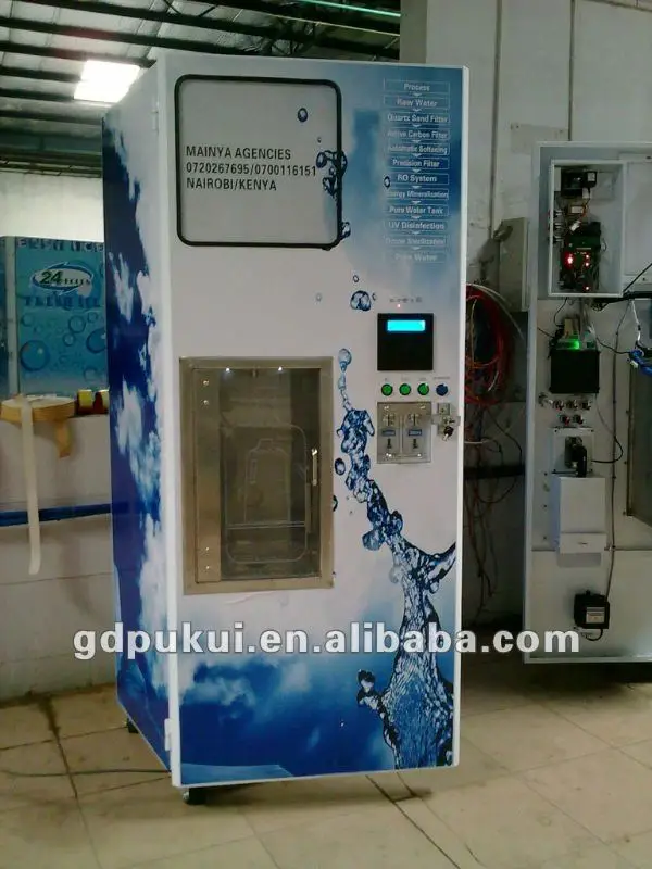 Reverse Osmosis Crystal Water Vending Machine For 5 Gallon Bottle Water