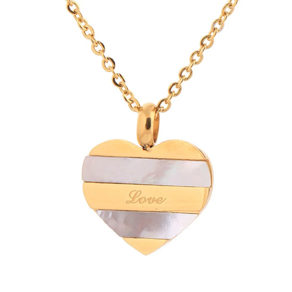 

Hot Sell Fashion Jewelry China Gold Color Heart Pendant Necklace for Women