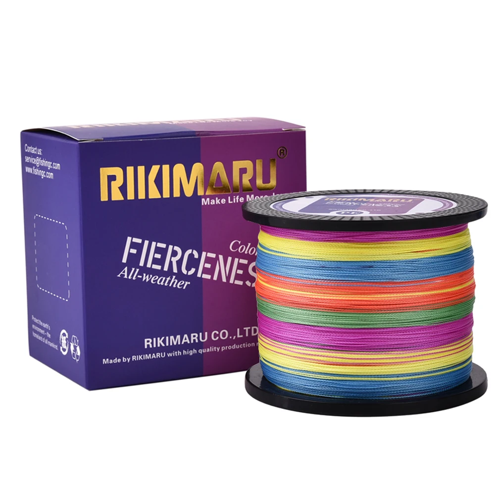 

100m and 500m 4 strands 10LB-100LB Deep sea PE line multifilament braided fishing line, Any color