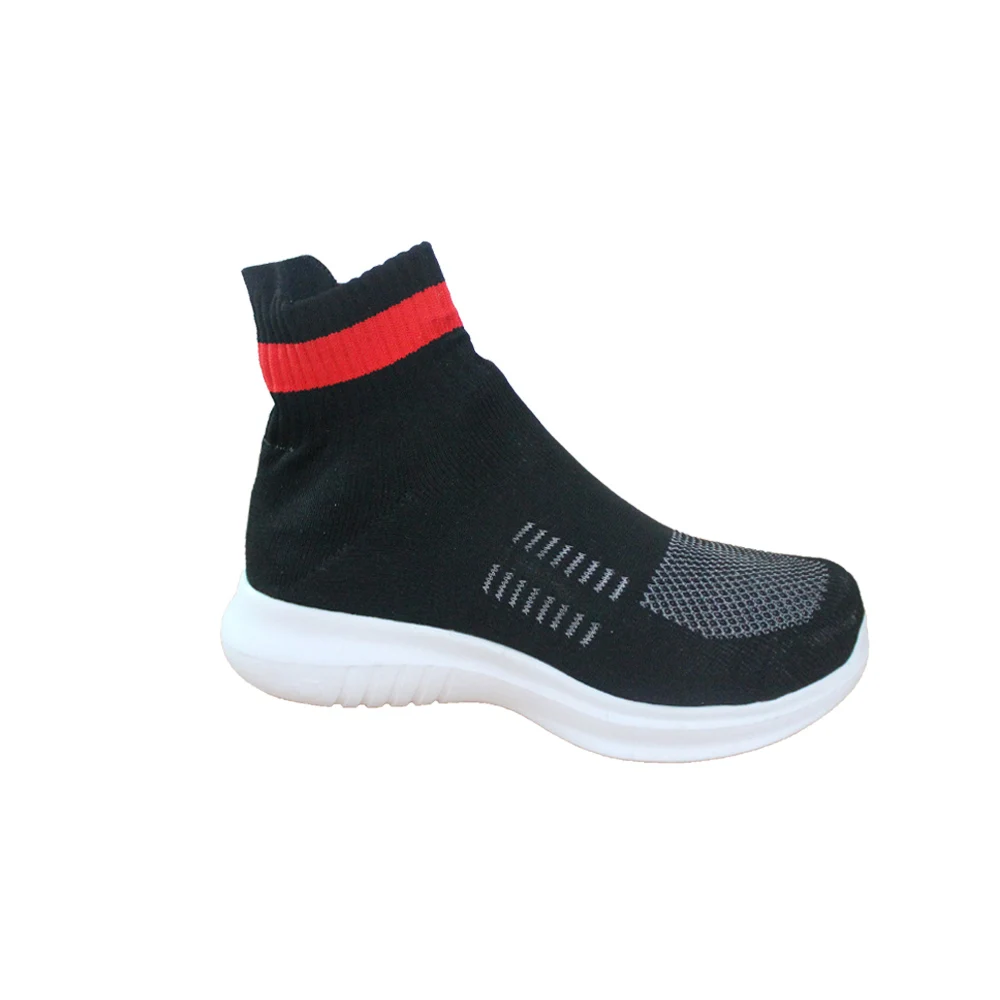 
Blank new design fashion sports shoes,breathable high ankle brand logo custom women and mens sock sneakers shoes 