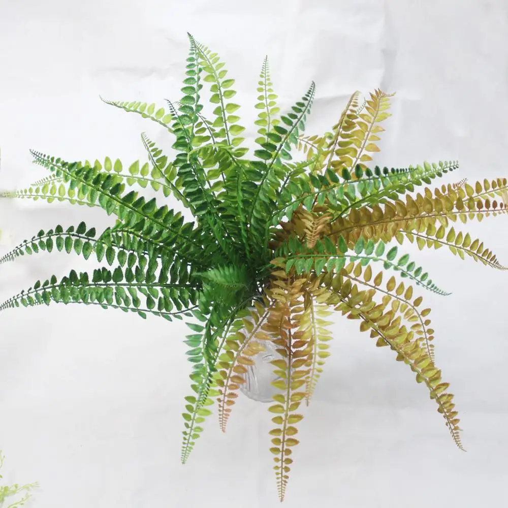 
the newest china factory hot sale artificial plant plastic fern for decoration 