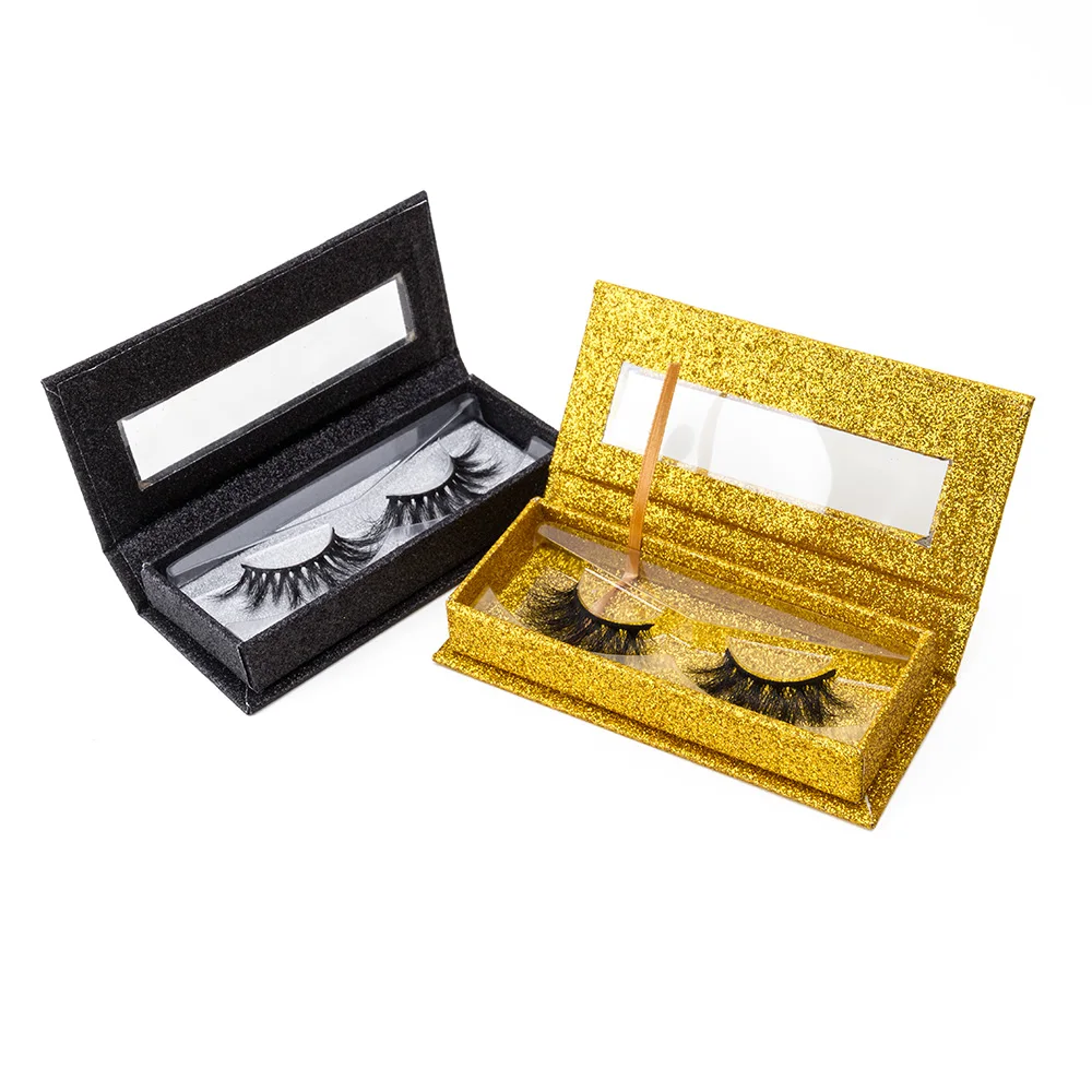 

Seashine 3D Mink Private Label Eyelashes Glitter Eyelash Packaging Diamond Shape Box Custom Cases For Lashes, Natural black
