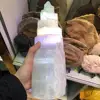 Natural High Quality Crystal Selenite Wand Lamps ,10-40cm Gypsum crystal tower,Gypsum crystal lamp for decoration