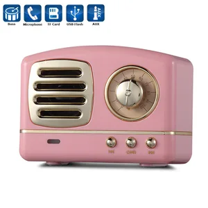 Retro Wireless Speaker Enhanced Bass
