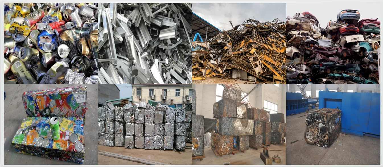 Scrap press machine