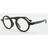 Big round style horn glasses frames custom dark buffalo horn eyeglasses optical frames