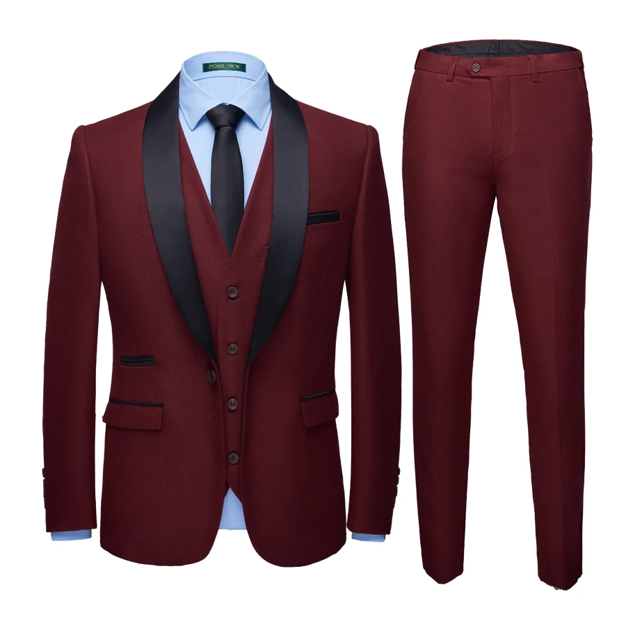 

Wholesale Men's Tuxedo Suit Wedding clothes for Men 3 Piece Mens Khaki Slim Fit Suits Royal Navy Blue, Custom made
