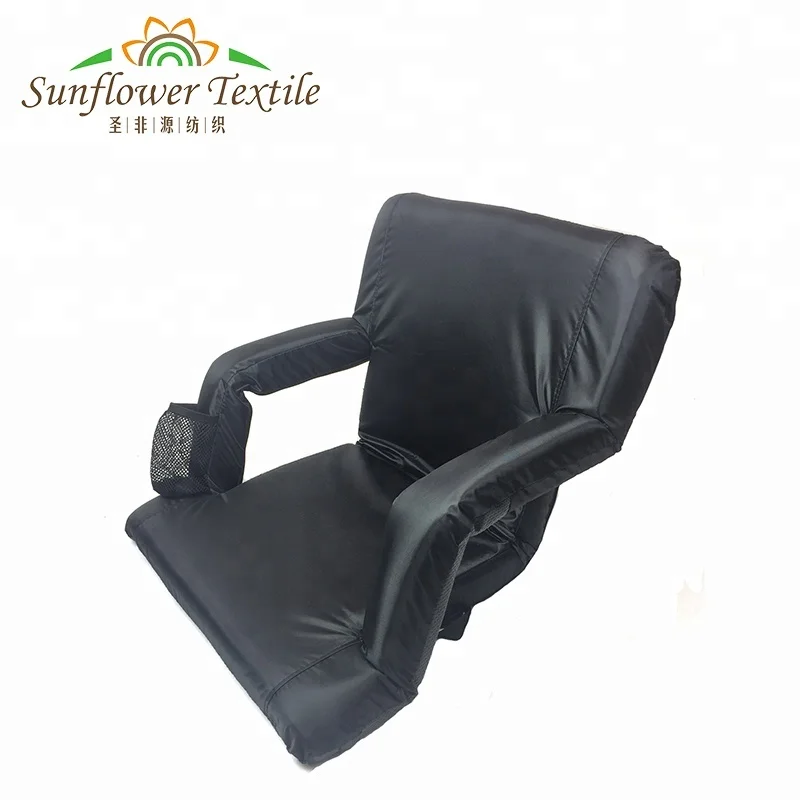 

Portable folding wide stadium chair seats with armrests, Customer's request