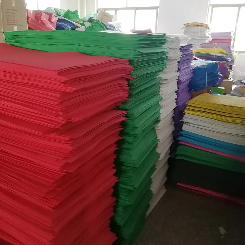 
glitter EVA Foam wholesaler in roll rose red color Bulk eva foam diy glitter eva sheet 