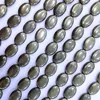 Wholesale Pyrite gem stone puffy Oval jewelry making beads supply